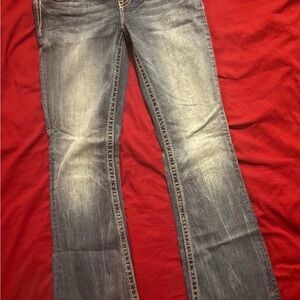 Miss Me Women's Faded Blue Boot Cut Jeans